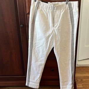 J Brand Spadium Cropped Junctim Jogger Pants size Large, slim fit. NWT
